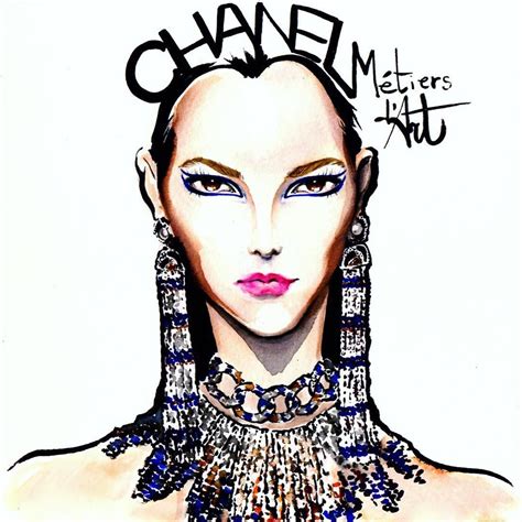 chanel metiers d'art 2019|chanel drawings.